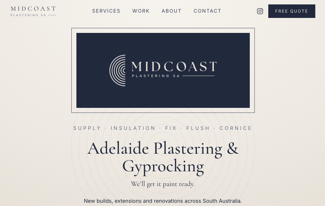 midcoastplasteringsa.com.au website