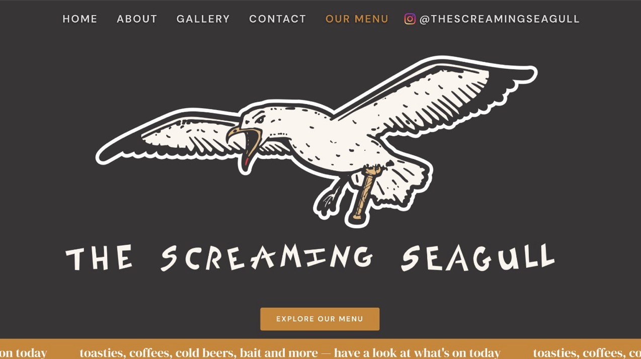 The Screaming Seagull home page